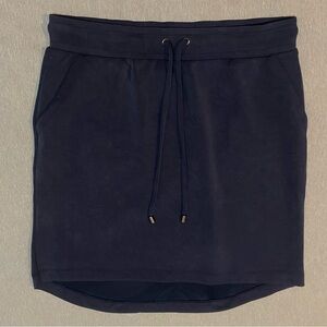 Cable & Gauge Sport Drawstring Skirt Navy Blue Size M Athletic Casual
